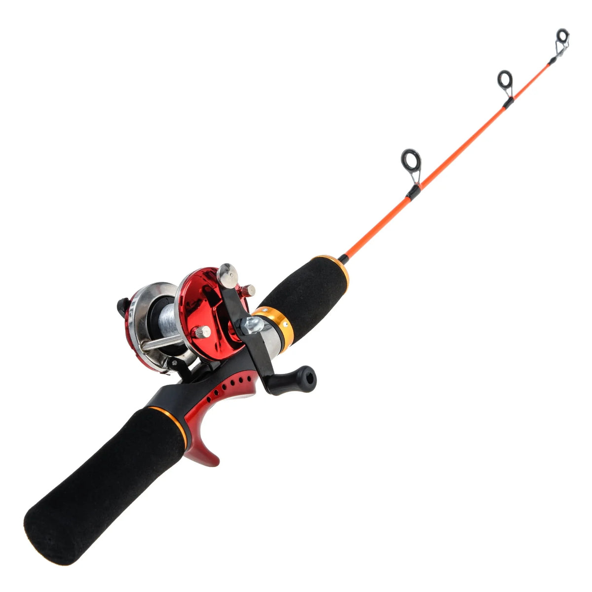 Ice Fishing Rod Reel Combo Kit with Carry Bag D351