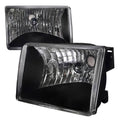 Black Euro Headlights W7710