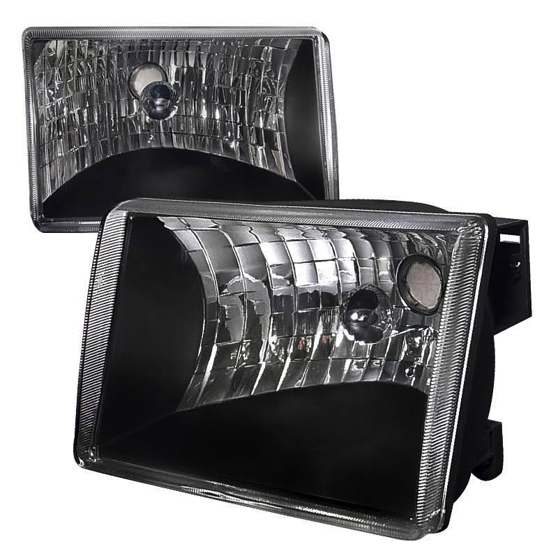Black Euro Headlights W7710