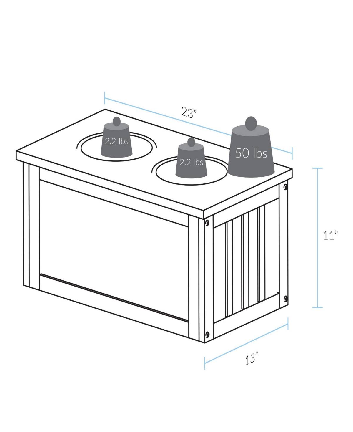 Pet Feeder Storage Stand E890093