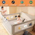 Extra Long Grey Moon Bed Rail for Toddlers G738103