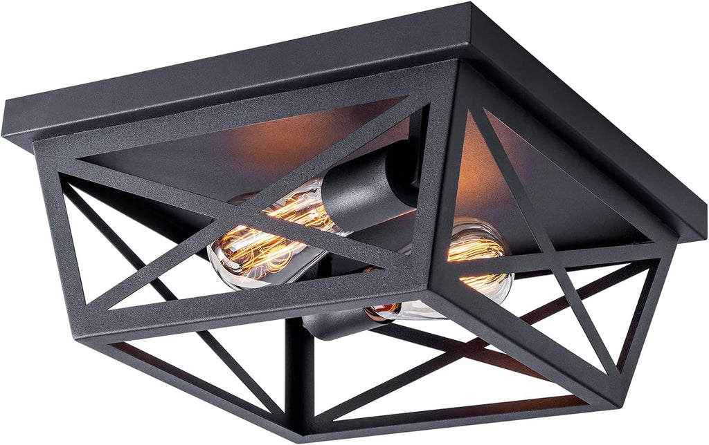 12 inch 2-Light Flush Mount Ceiling Light Fixture L990