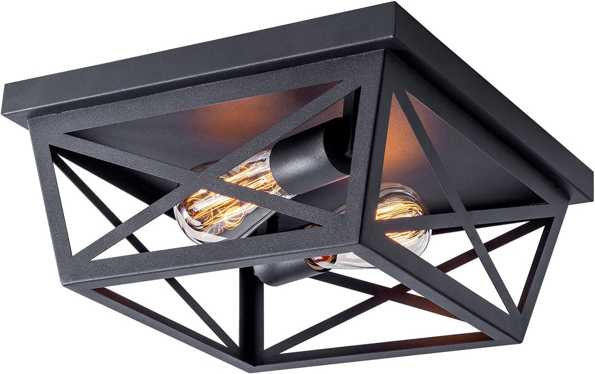 12 inch 2-Light Flush Mount Ceiling Light Fixture L990