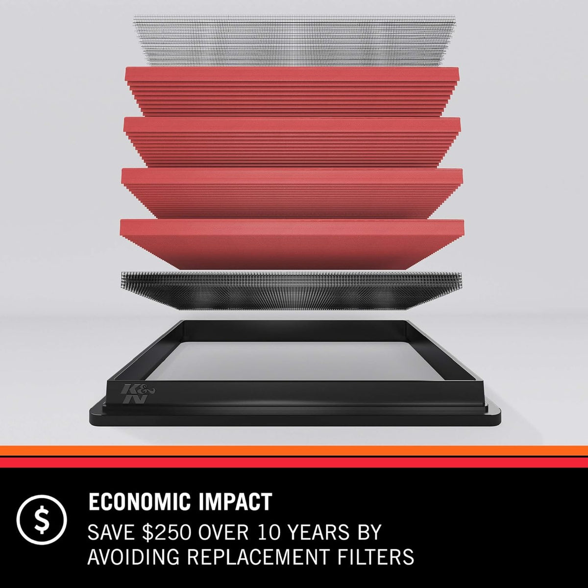 Washable Replacement Engine Air Filter M2865