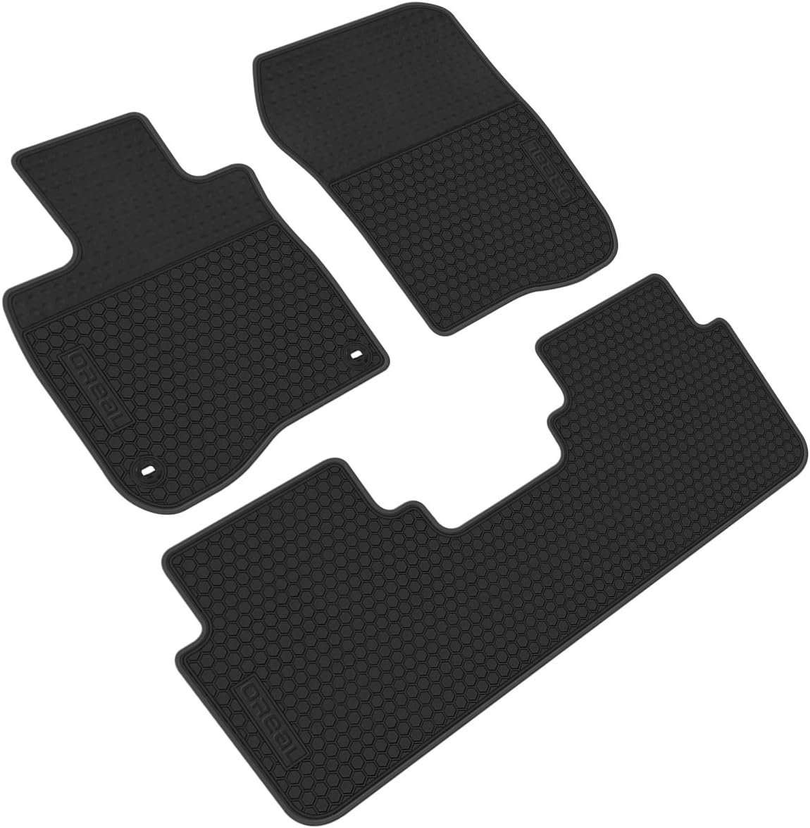 All Weather Floor Liners Custom Fit Heavy Duty Rubber Car Mats E28653