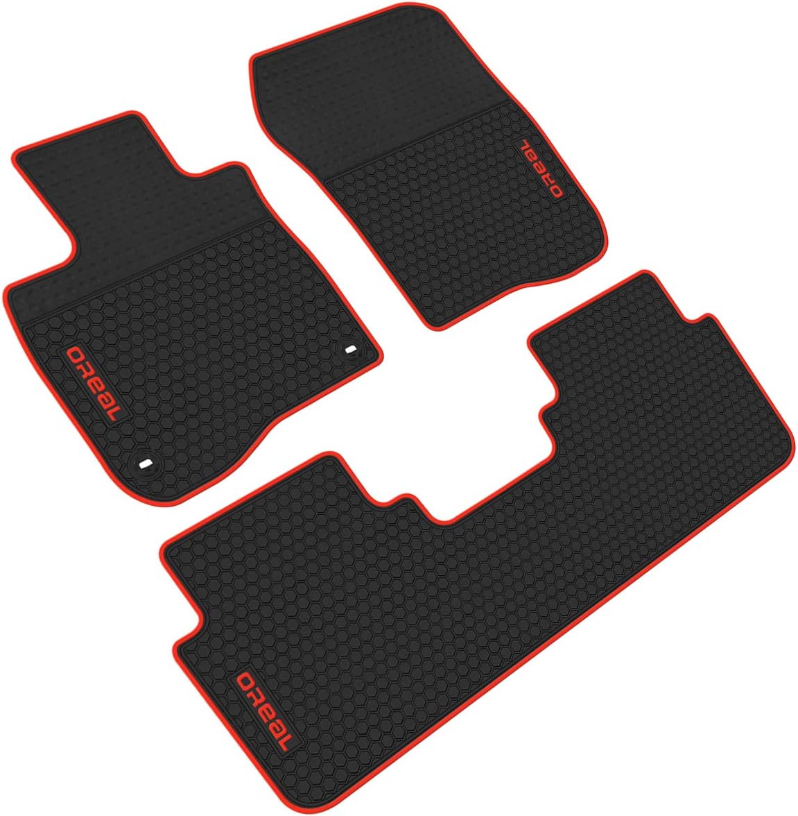 All Weather Floor Liners Custom Fit Heavy Duty Rubber Car Mats E28653