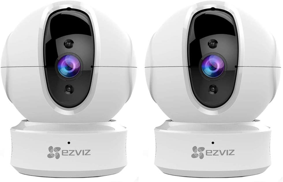 1080p Pan Tilt Security Camera 2 Pack F4880