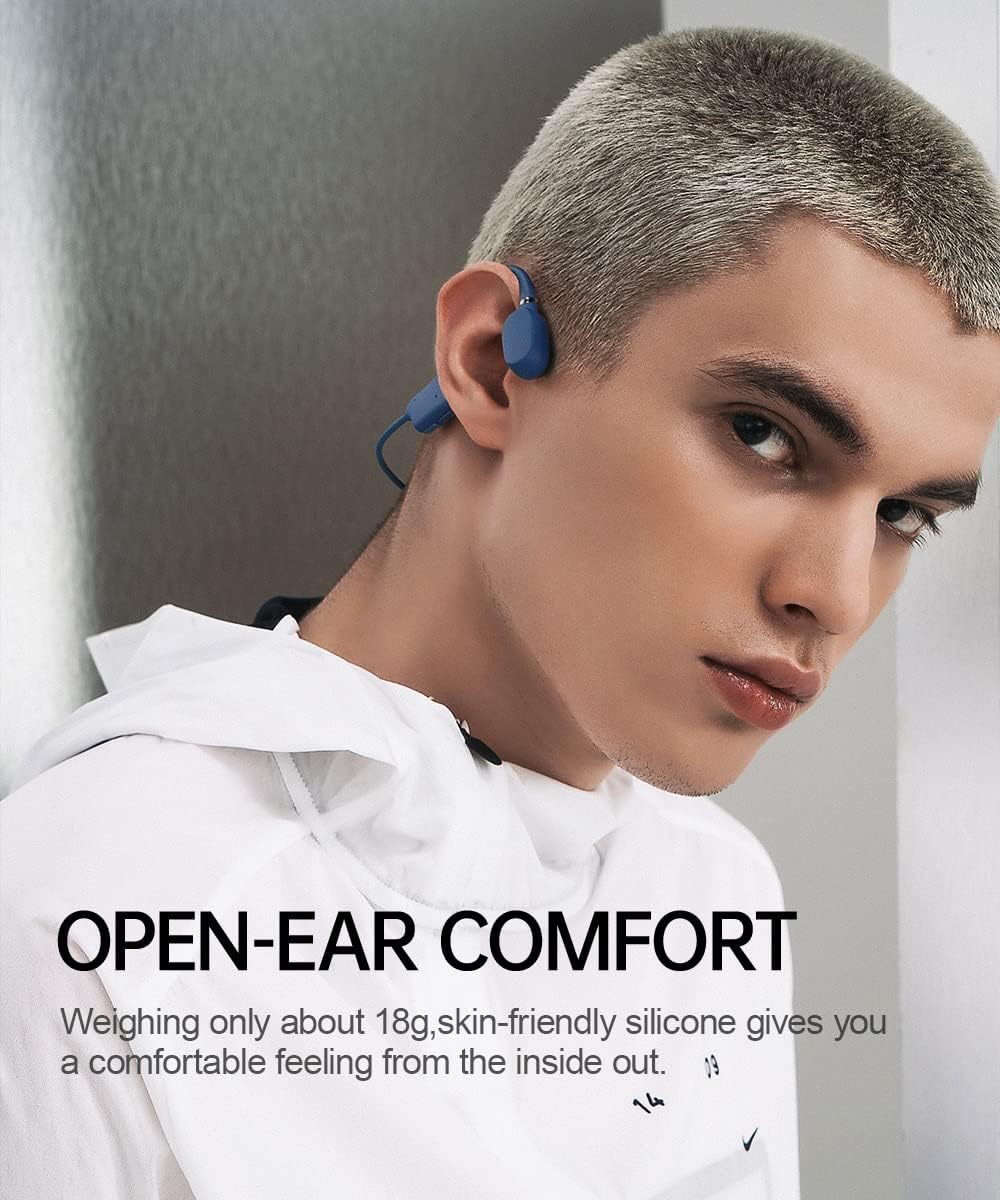 Open-Ear Wireless Bluetooth 5.0 Air Conduction Headphones with Mic T57140