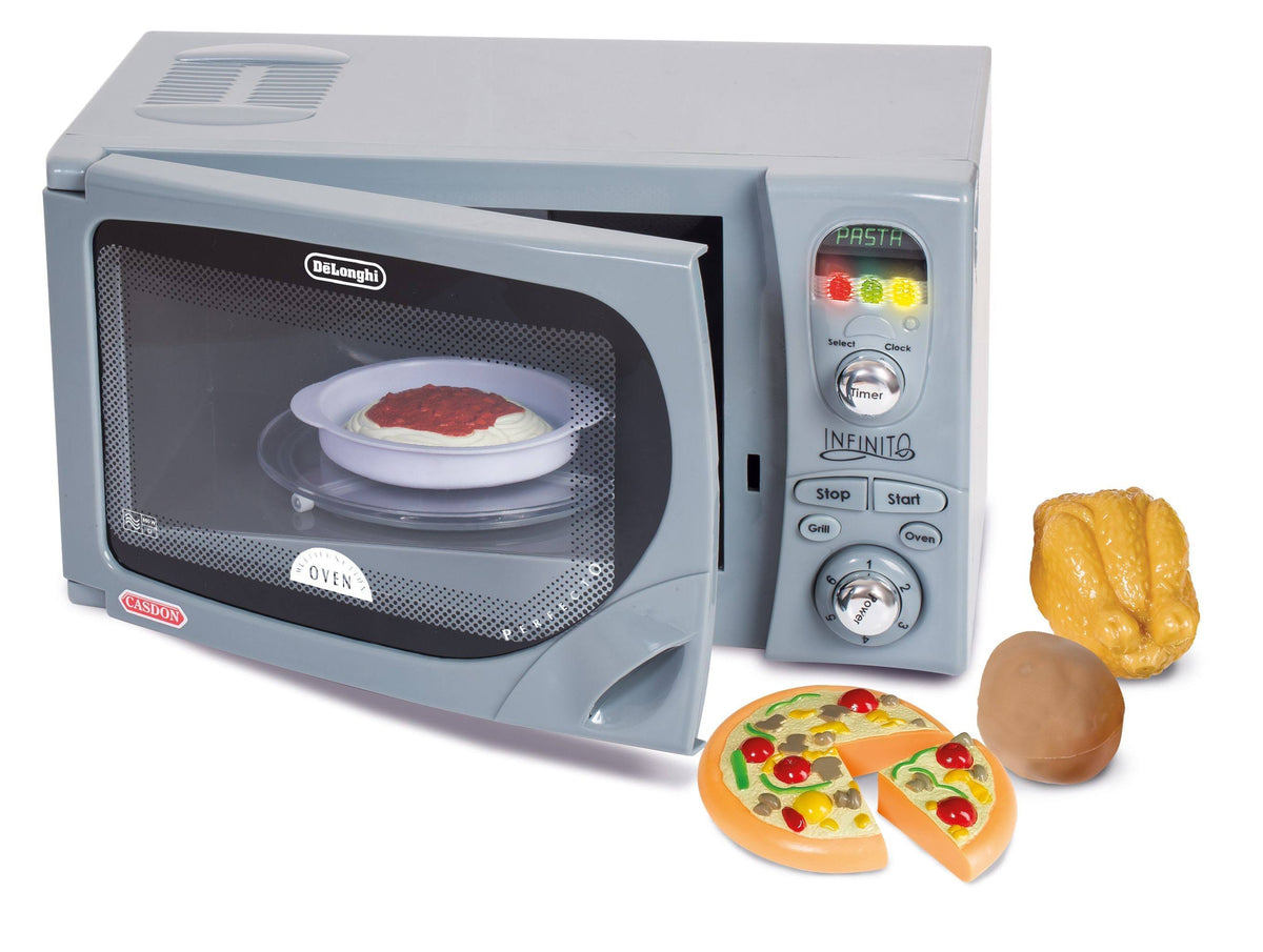 Silver Toy Microwave J5136