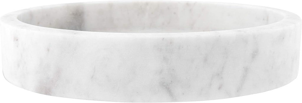 8 Round Carved Marble Tray G57136