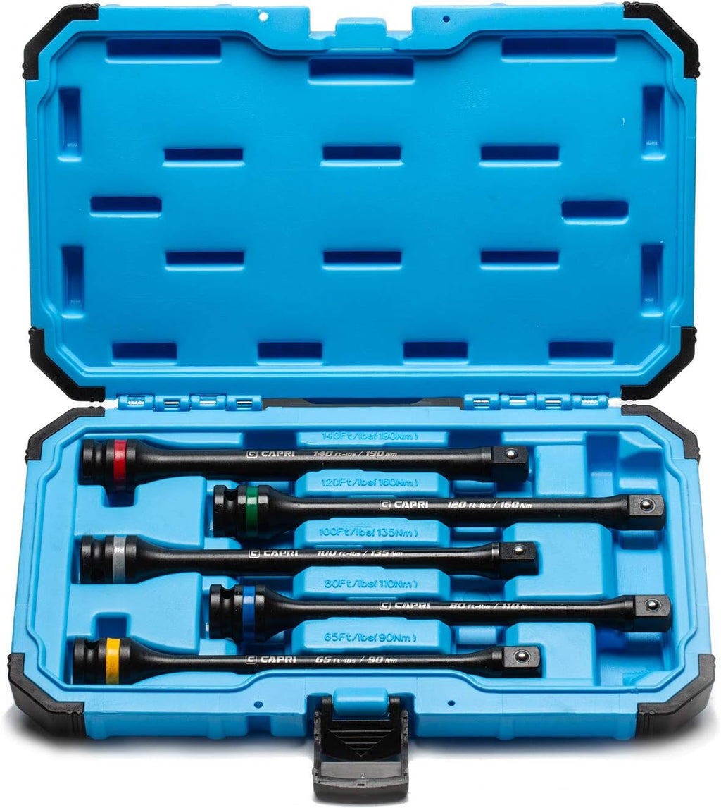 Torque Limiting Extension Bar Set 5 Piece 1/2 in. Drive X19334