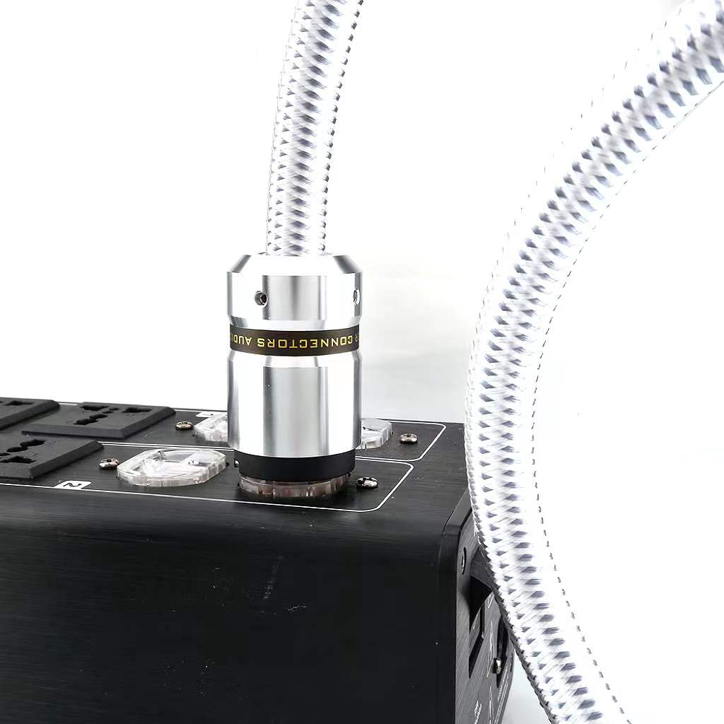 14AWG 3-Prong Silver Power Cable Pack of 2 Y226