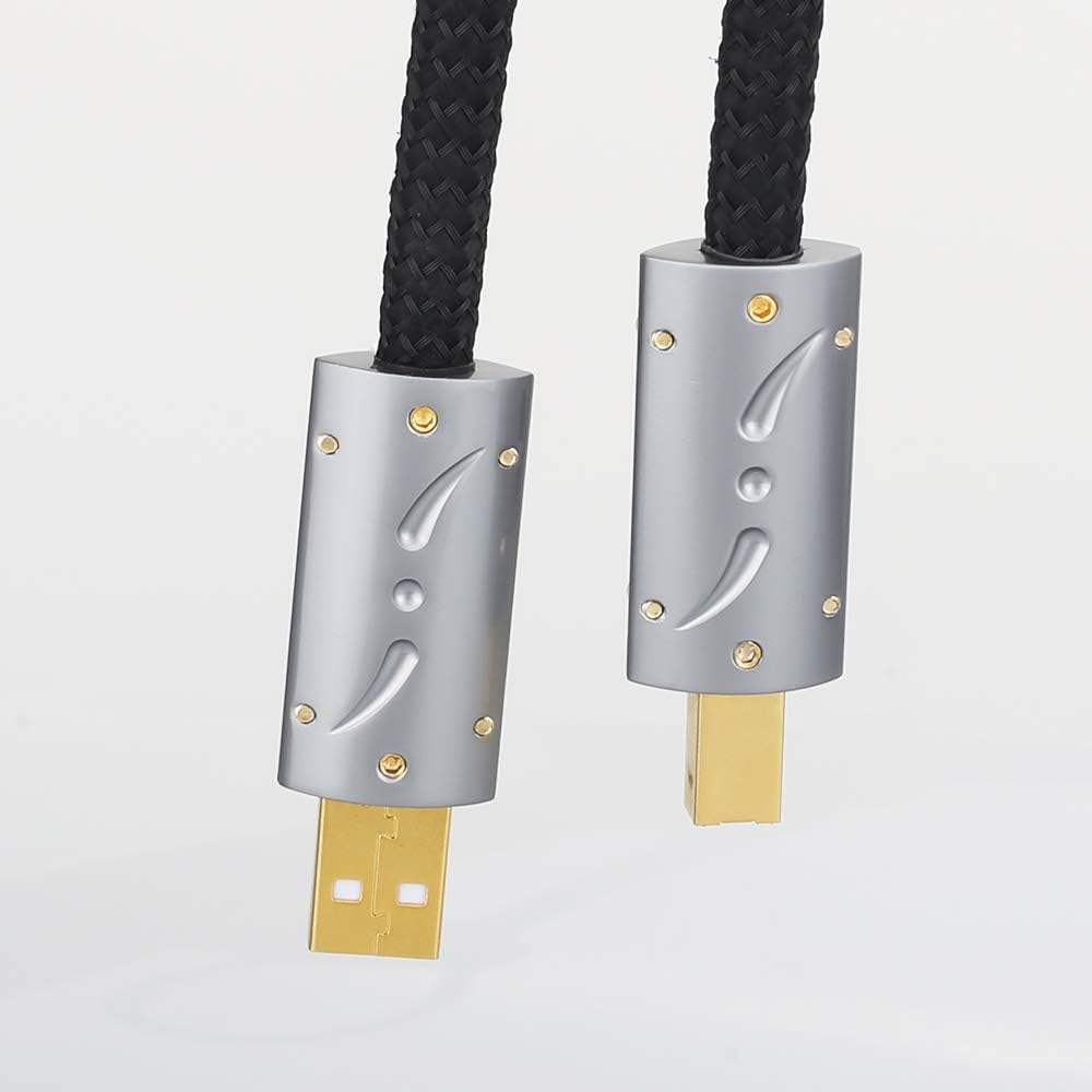 Silver Plated OFC USB Audio Cable 3.3FT/1M J57346