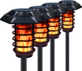 IP65 Waterproof Solar Flame Lights Outdoor 4 Pack C114195