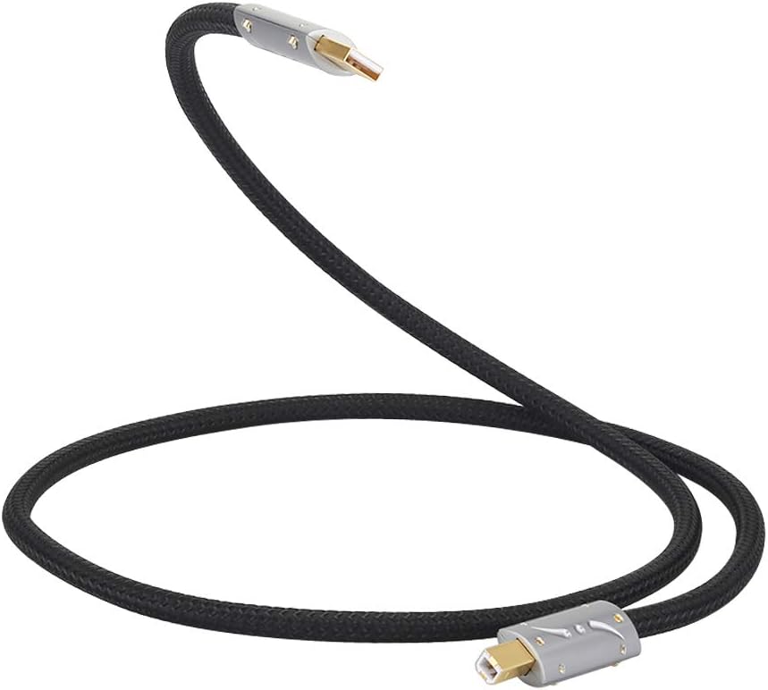 Silver Plated OFC USB Audio Cable 3.3FT/1M J57346