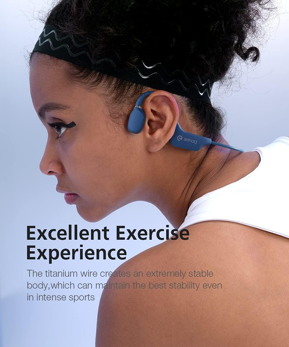 Open-Ear Wireless Bluetooth 5.0 Air Conduction Headphones with Mic T57140