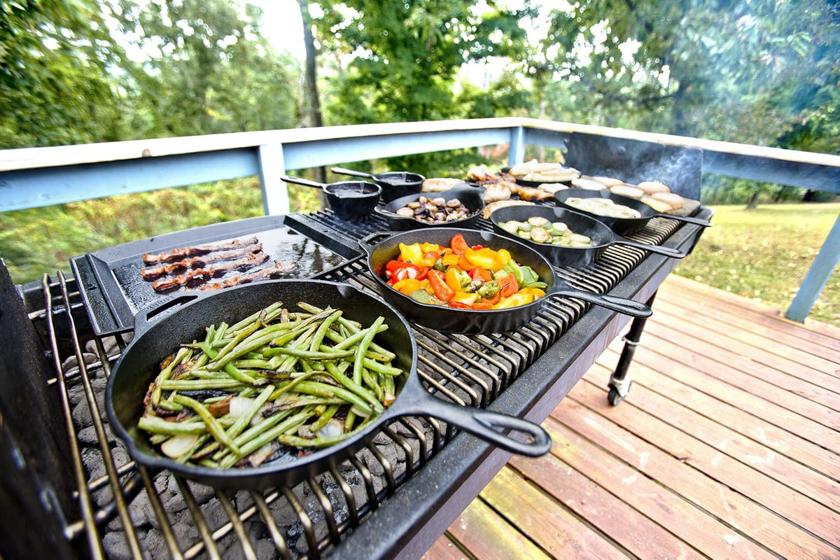 Pre-Seasoned Cast Iron Baking Pan with Loop Handles V536