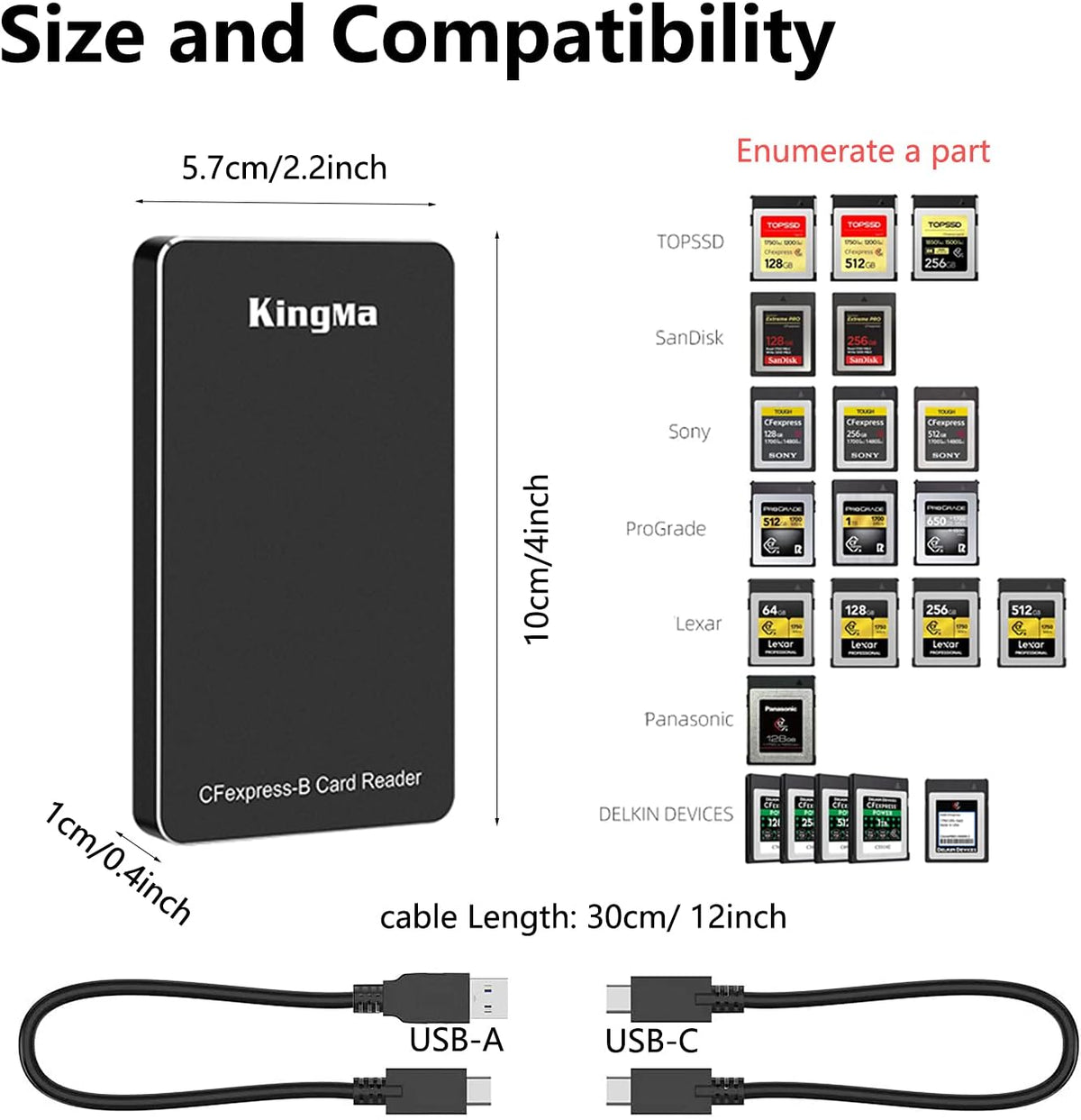 CFexpress Card Reader USB 3.1 Adapter N990