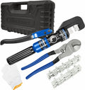 Hydraulic Crimping Tool and Cable Cutter 8 US TON with 9 Die E678