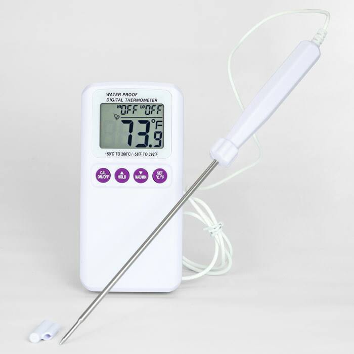 Calibrated Electronic Thermometers with Stainless Steel Probe K812135