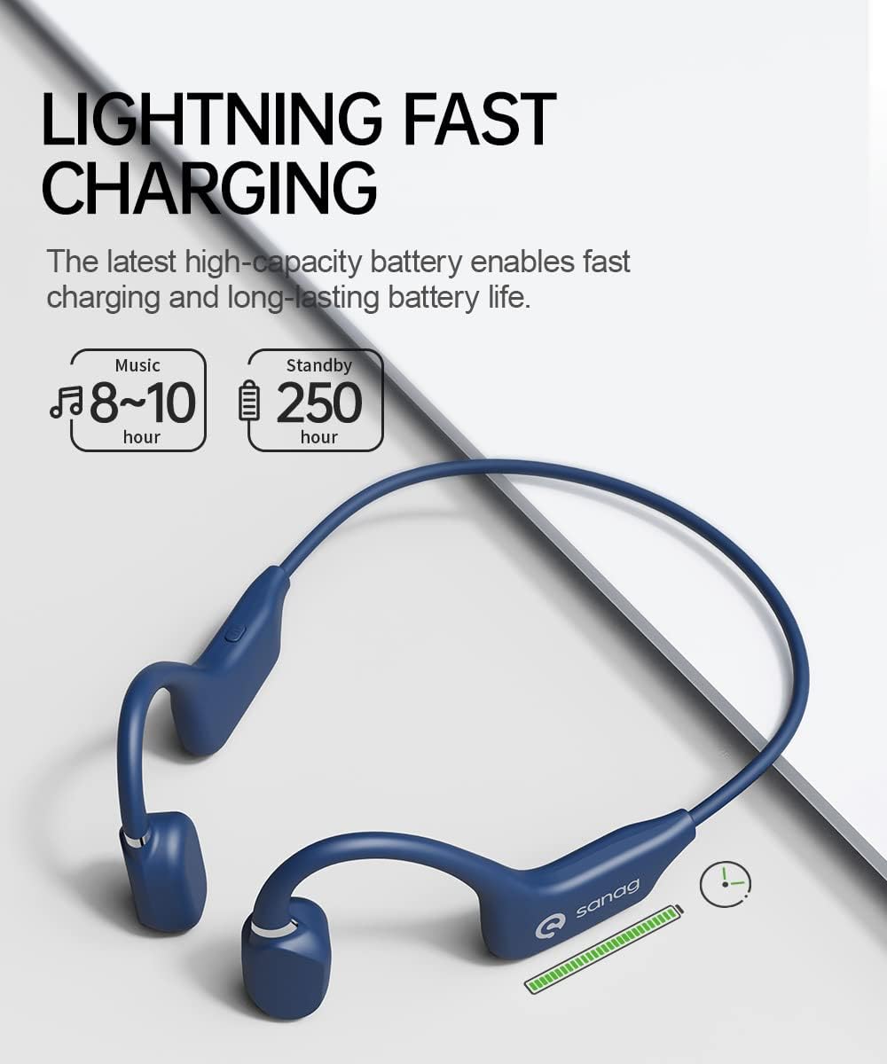 Open-Ear Wireless Bluetooth 5.0 Air Conduction Headphones with Mic T57140