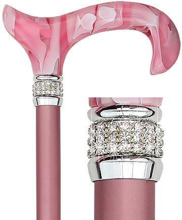 Pink Pearlz Adjustable Cane V7390
