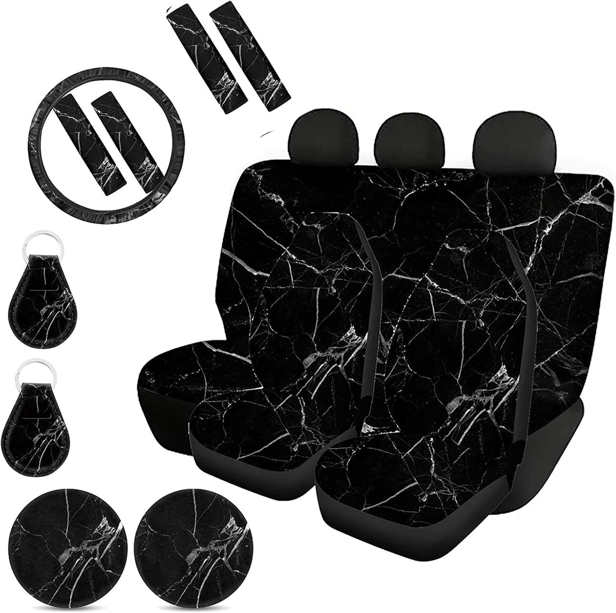 Leopard Print 13pcs Car Seat Covers Set S793