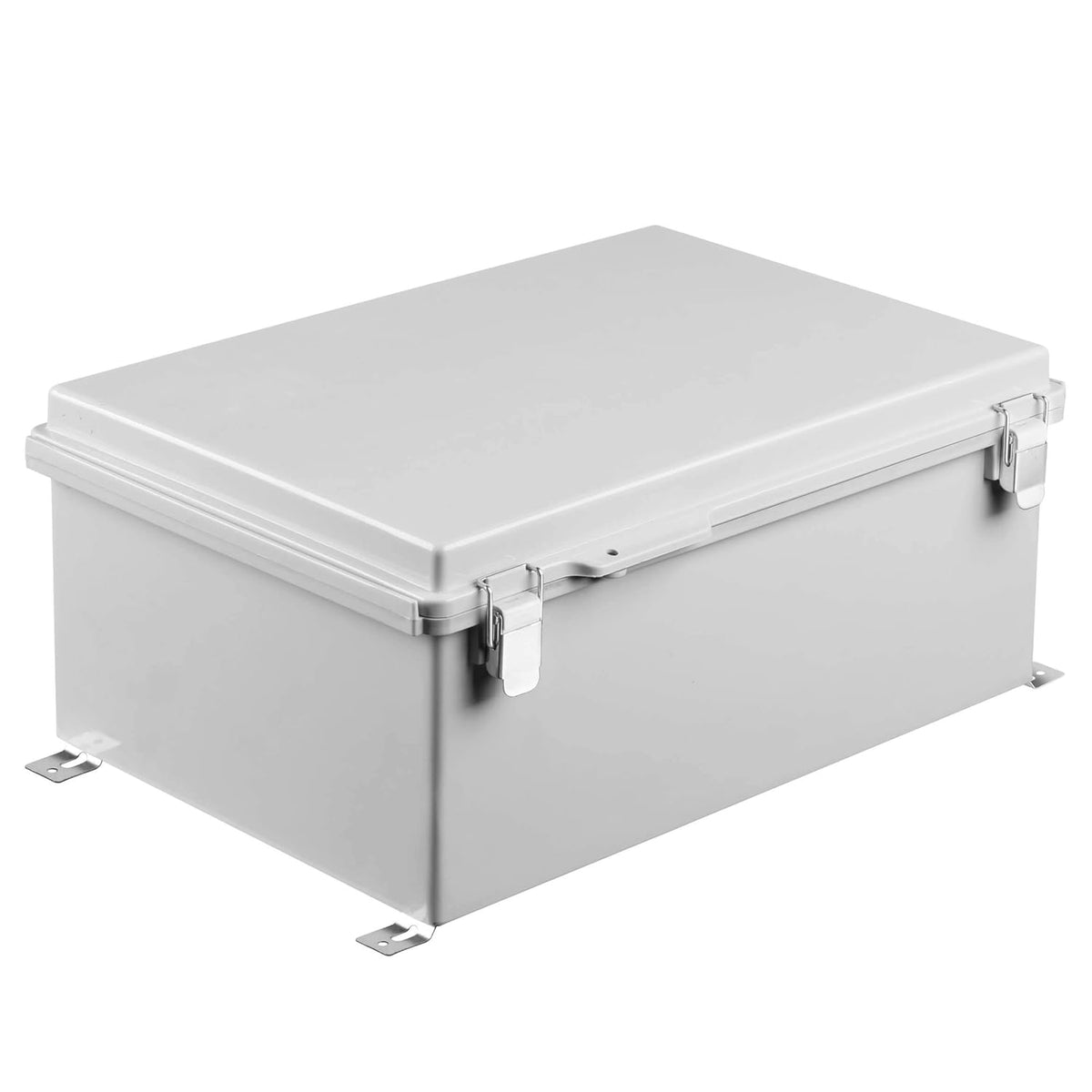IP67 Waterproof Hinged Cover Plastic Junction Box with Mounting Plate 400×300×180mm H948553