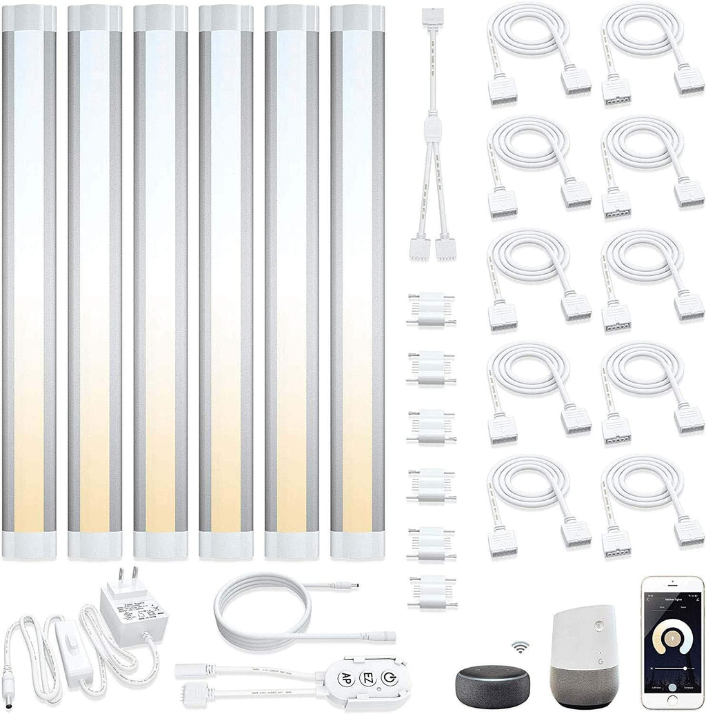 App Controlled Dimmable LED Under Cabinet Lights Kit H90677