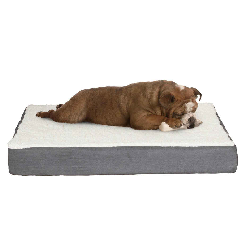Sherpa Dog Bed with Memory Foam Cover Z644