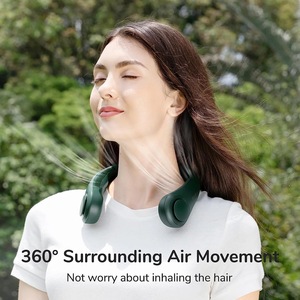 Portable Neck Fan 4000 mAh Bladeless Fan with 3 Speeds G57335