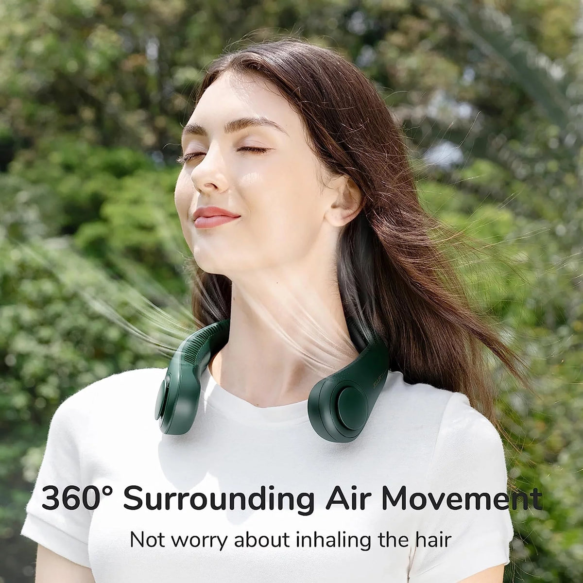 Portable Neck Fan 4000 mAh Bladeless Fan with 3 Speeds G57335