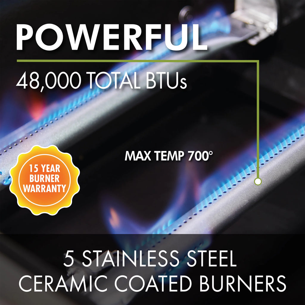 5-Burner Dual Fuel Gas Grill Z81010