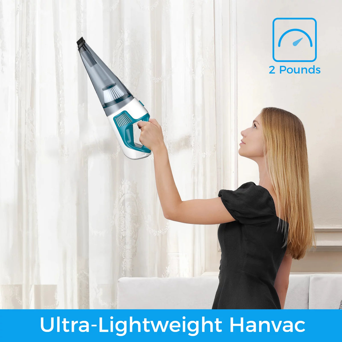 Handheld Cordless Vacuum with 8.5Kpa Cyclonic Suction D31816