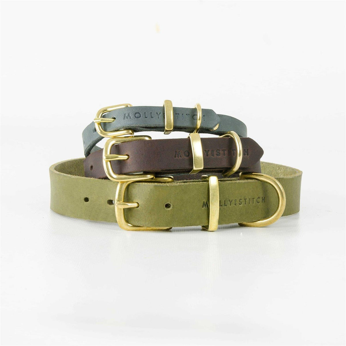 Leather Dog Collar W3886