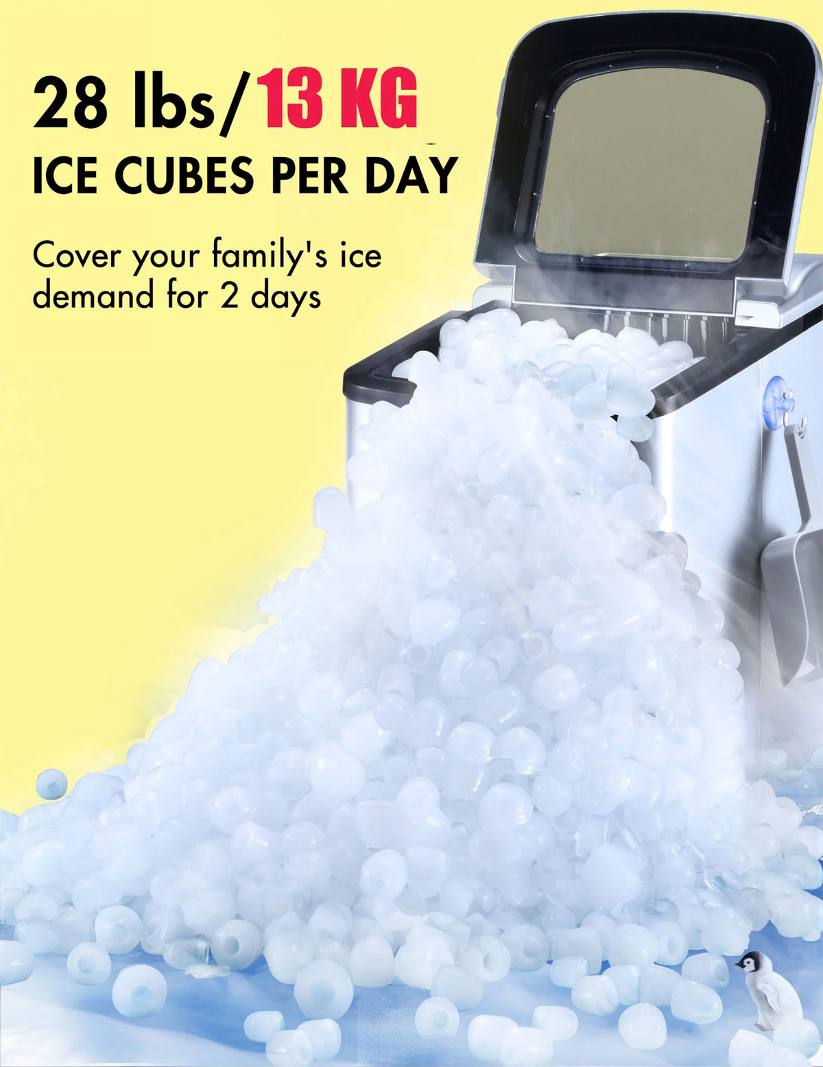 Portable Countertop Ice Maker 26lbs/Day L806