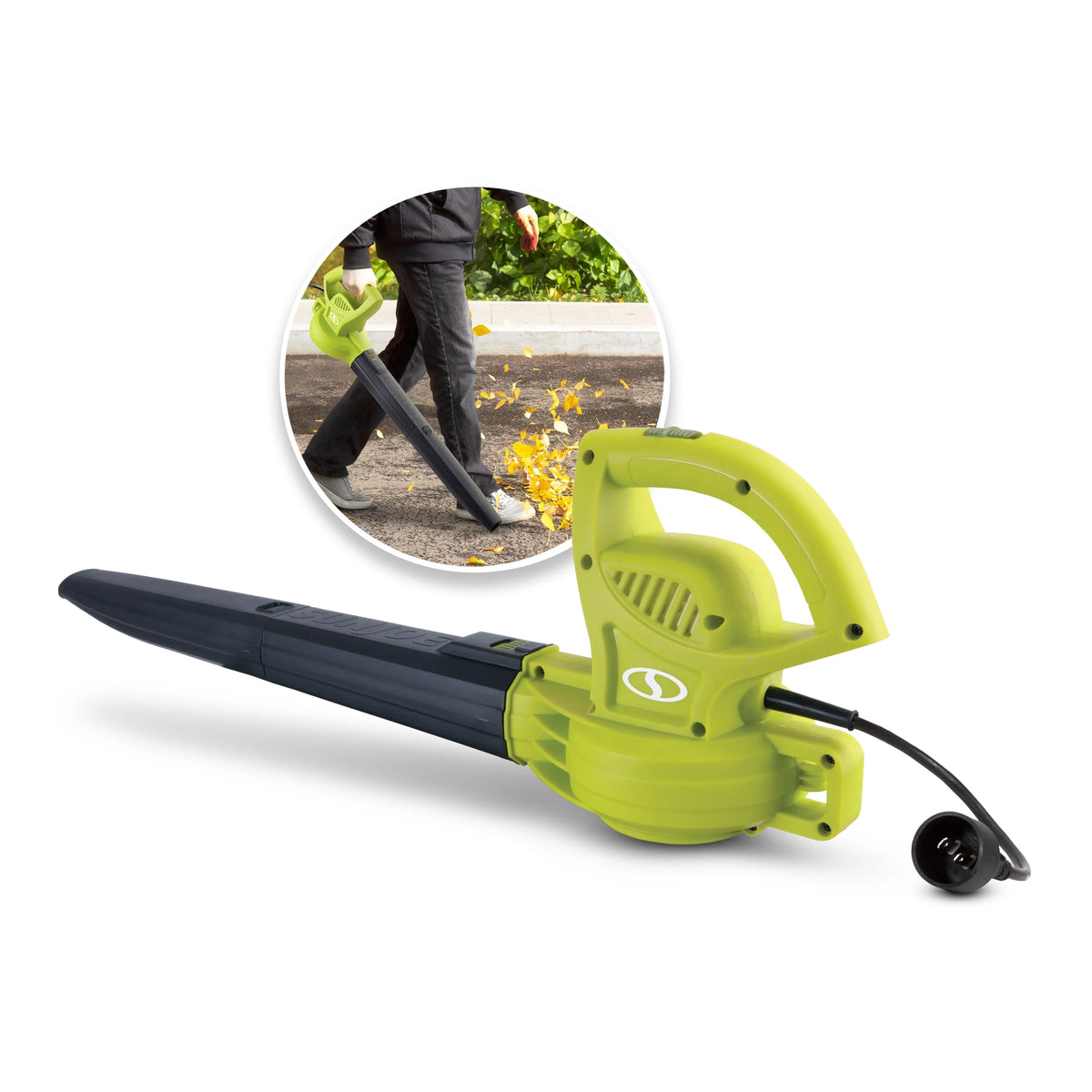 Electric Leaf Blower, 6-Amp, 155-mph, 260-CFM W154877