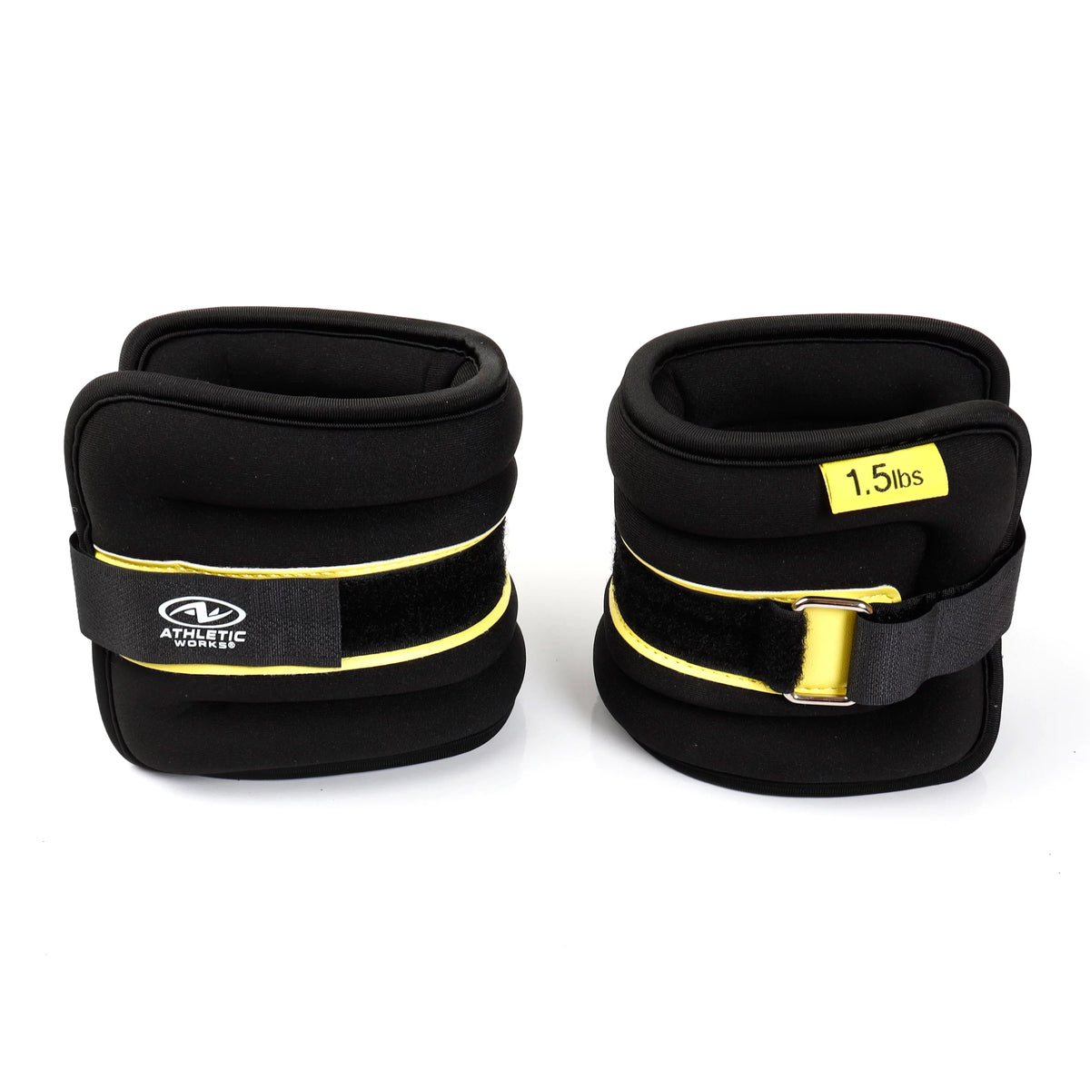 5lb Pair Ankle & Wrist Weights 2.5 lbs Each Adjustable Strap E303863