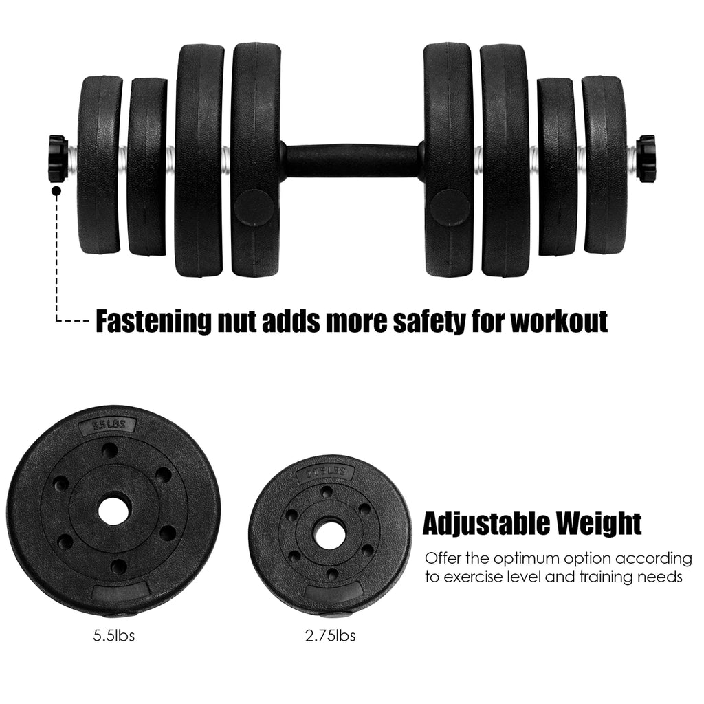 66 Lbs. Adjustable Dumbbell Set Y941305