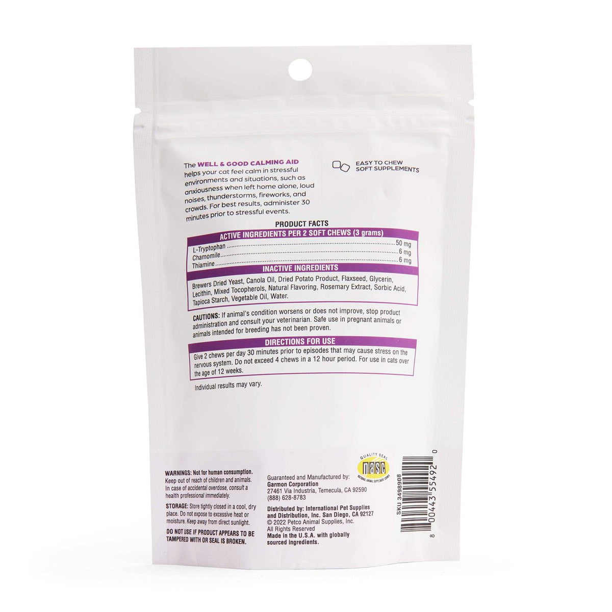 Calming Cat Soft Chews P409500