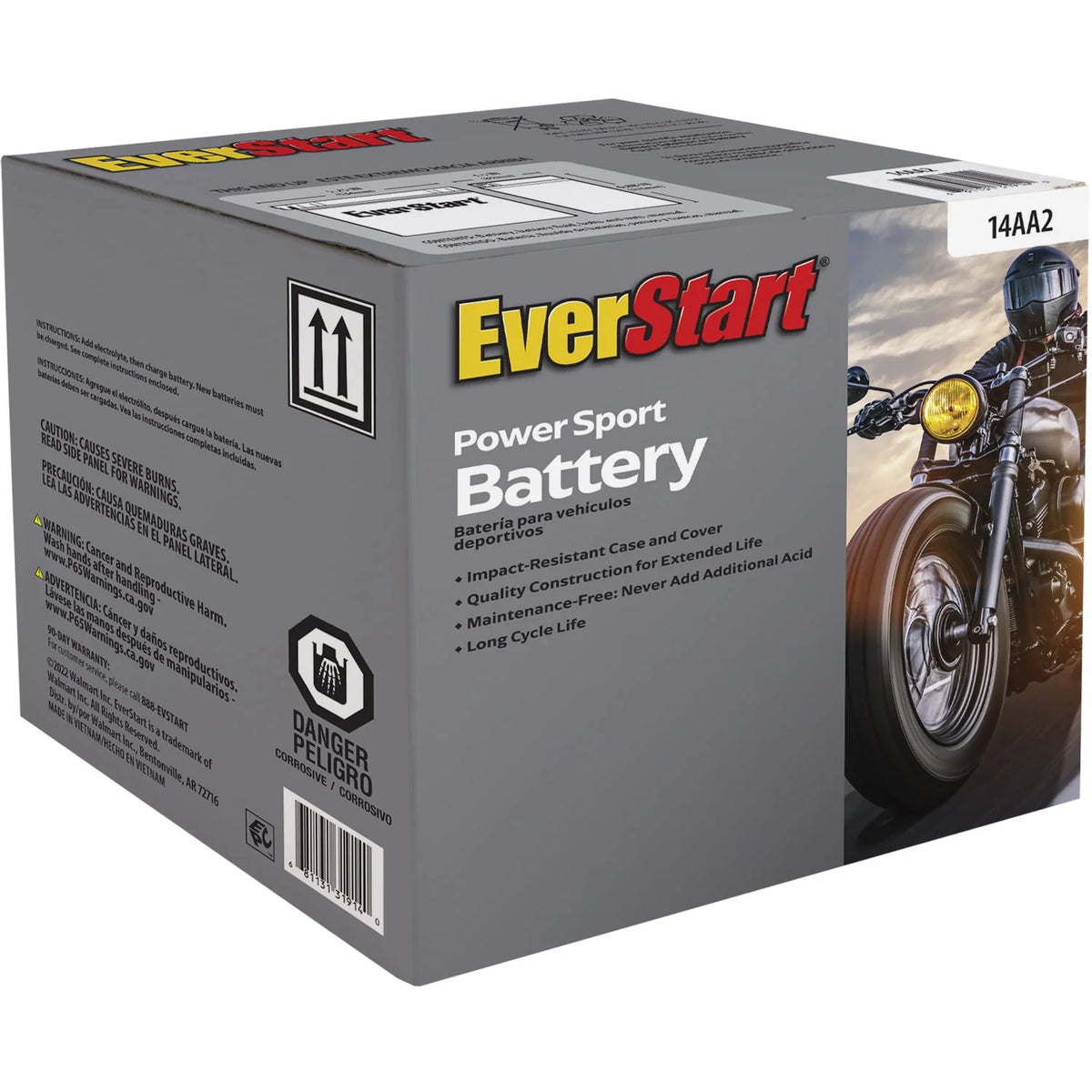Lead Acid Power Sport Battery 12 Volt 190 CCA C2858