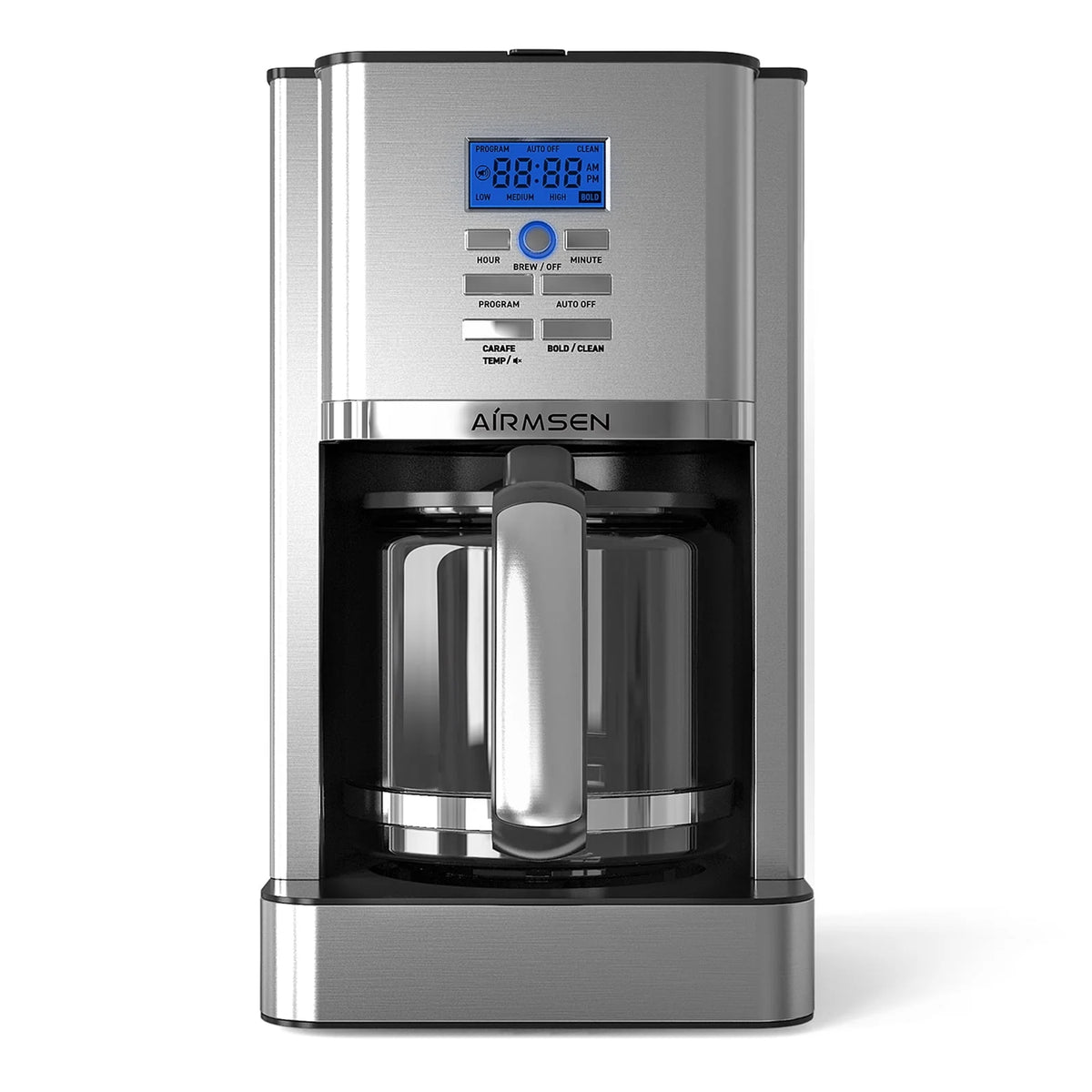Stainless Steel 12 Cup Programmable Drip Coffee Maker K7431