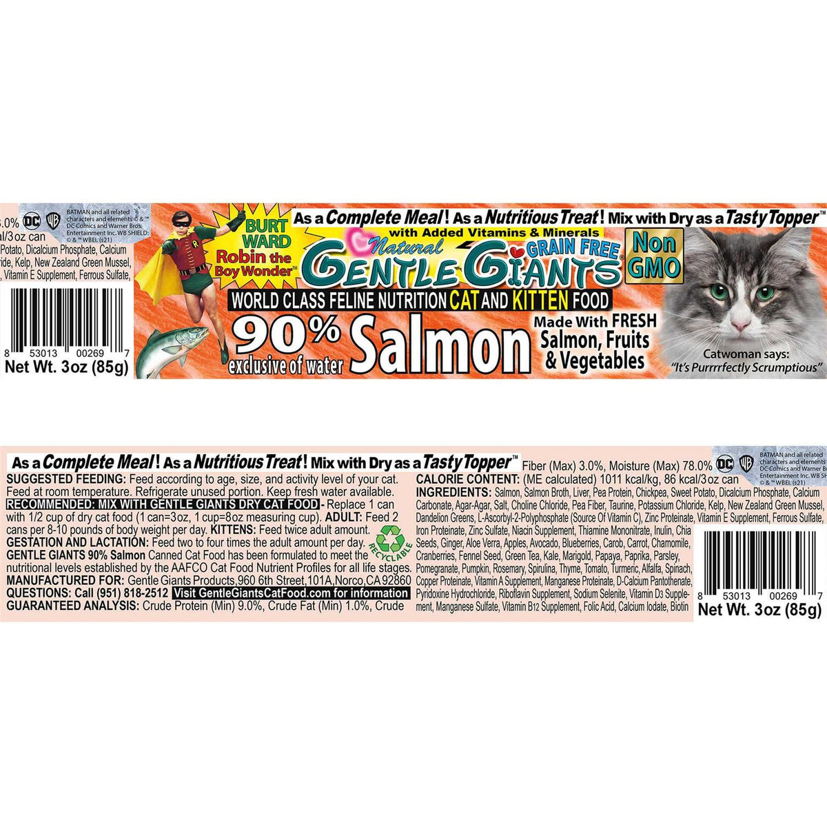 Salmon Wet Cat Food D30756
