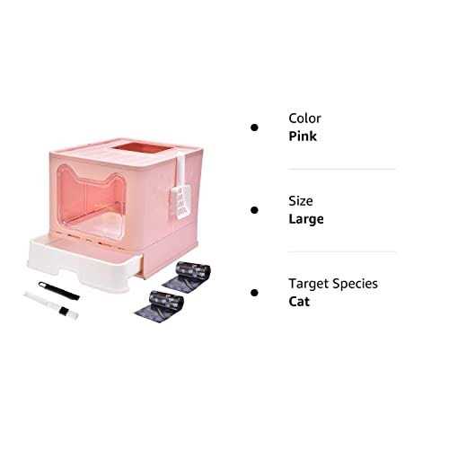 Enclosed Cat Litter Box with Lid V4594
