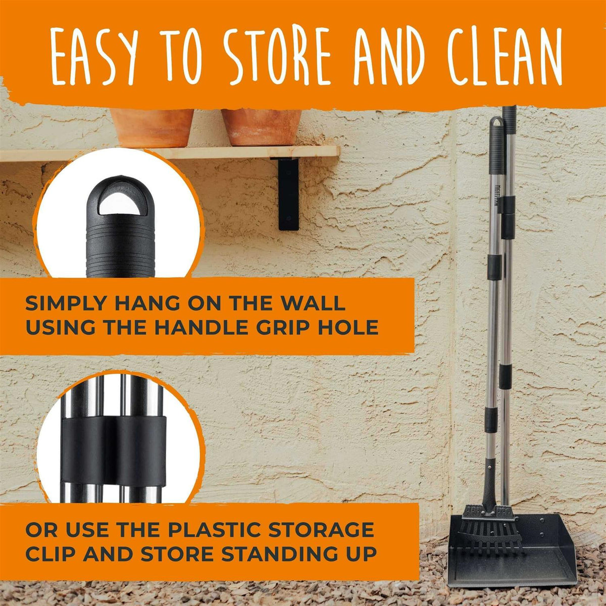 Dog Pooper Scooper and Rake Set S1583