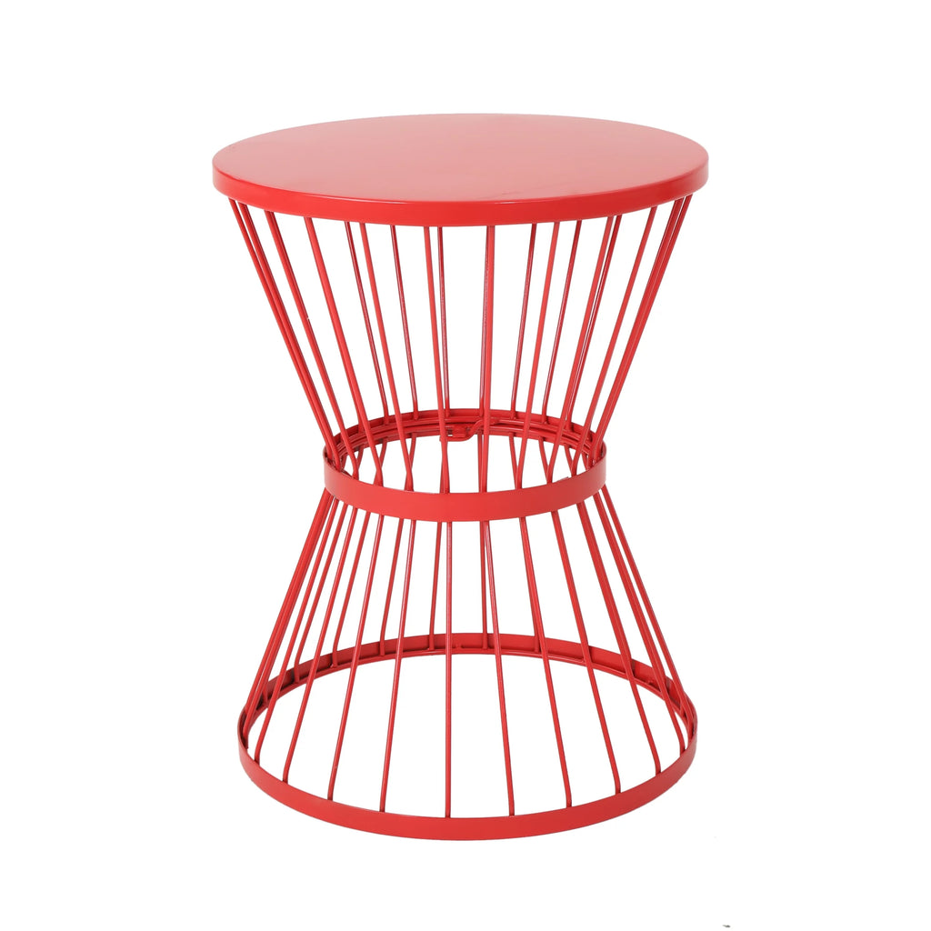 16 Inch Iron Side Table W9730