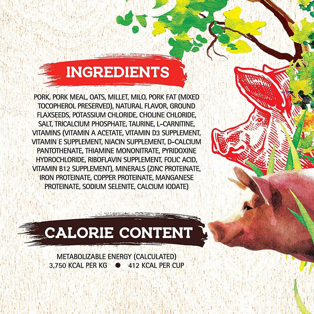 Pork Recipe Dog Food L703