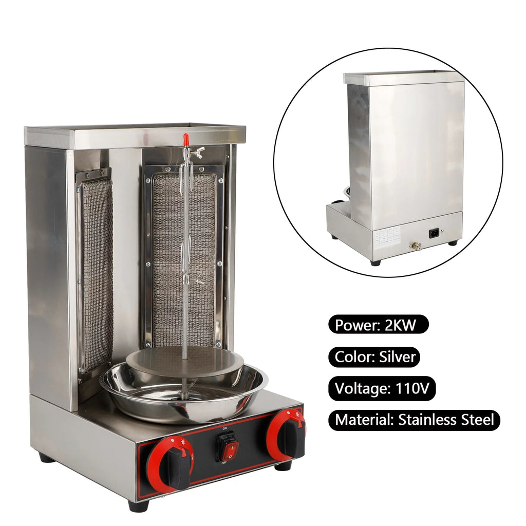 Propane 2 Burner Vertical Shawarma Grill X729011