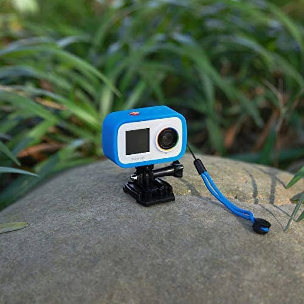 Blue and White Dual Screen 4K 18MP Waterproof Action Camera P265