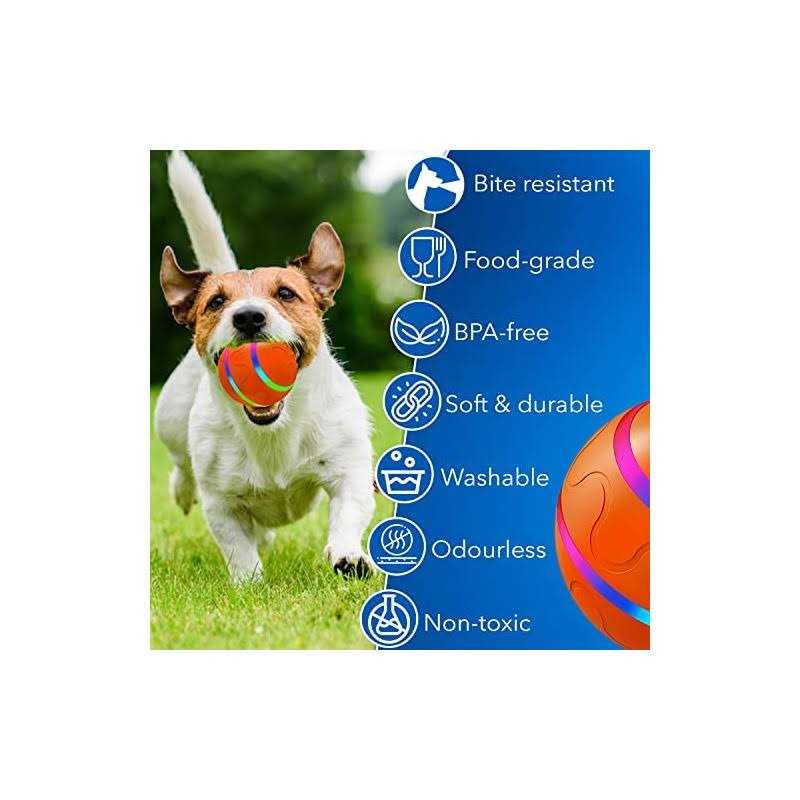 Interactive Dog Ball Toy with USB Charging & LED Lights F542